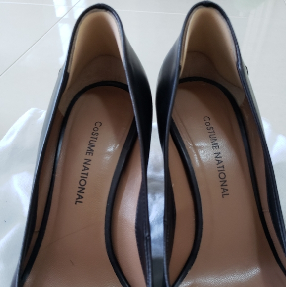 CoSTUME NATIONAL Brown Block Heels - Size 5.5 - Picture 2 of 12